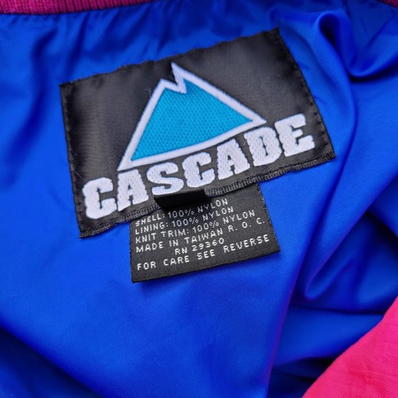 SOLD: VTG 80s 90s Color Block Wind Breaker XL - Picture 10 of 12
